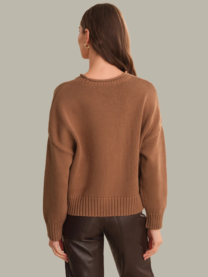 Louisa Oversized Cotton Pullover