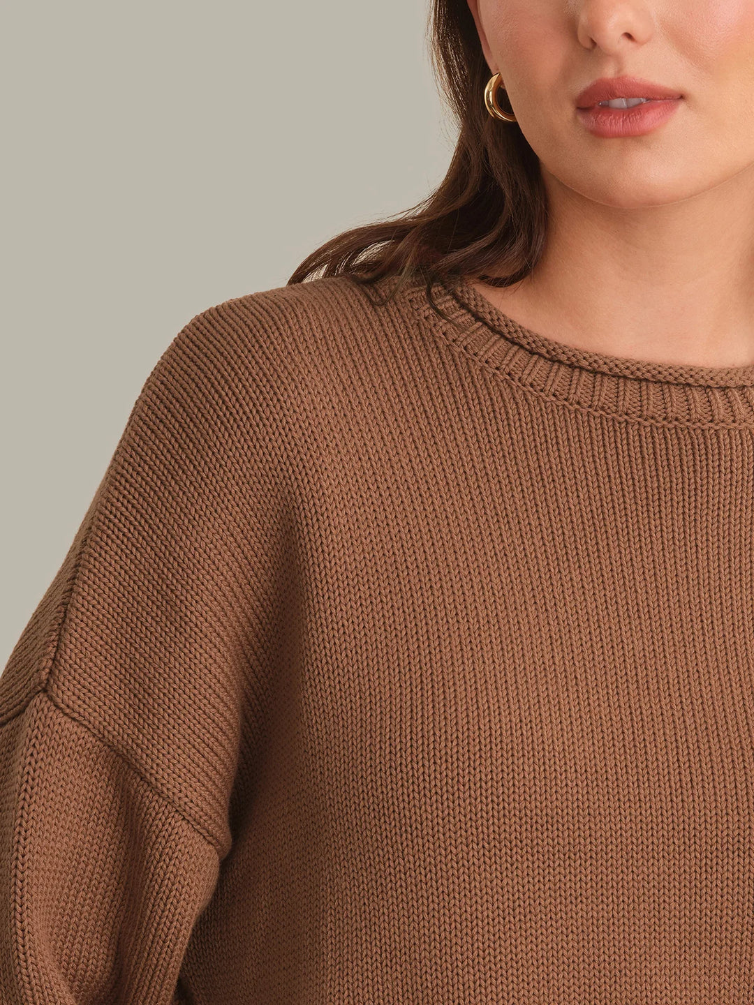 Louisa Oversized Cotton Pullover