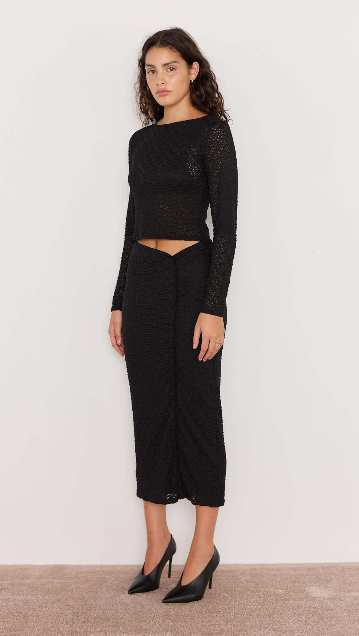 Luca Stretch Lace Skirt