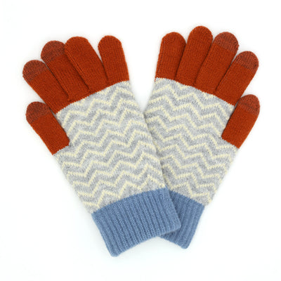Chevron Multi Color Smart Gloves