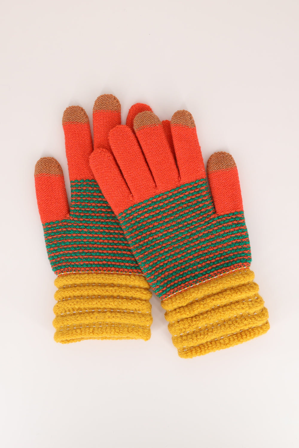Multi Color Knit Smart Gloves