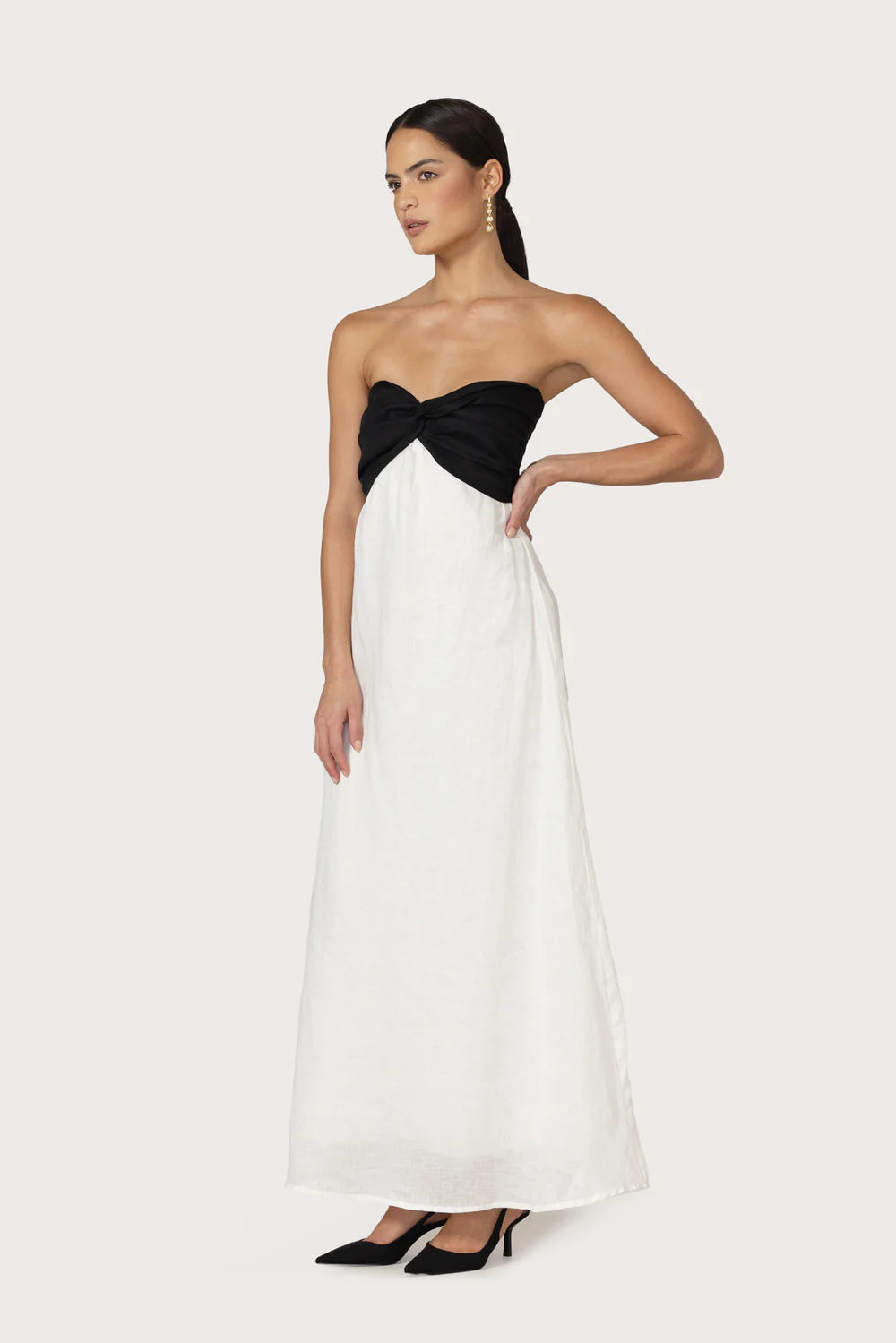 Melody Linen Maxi Dress