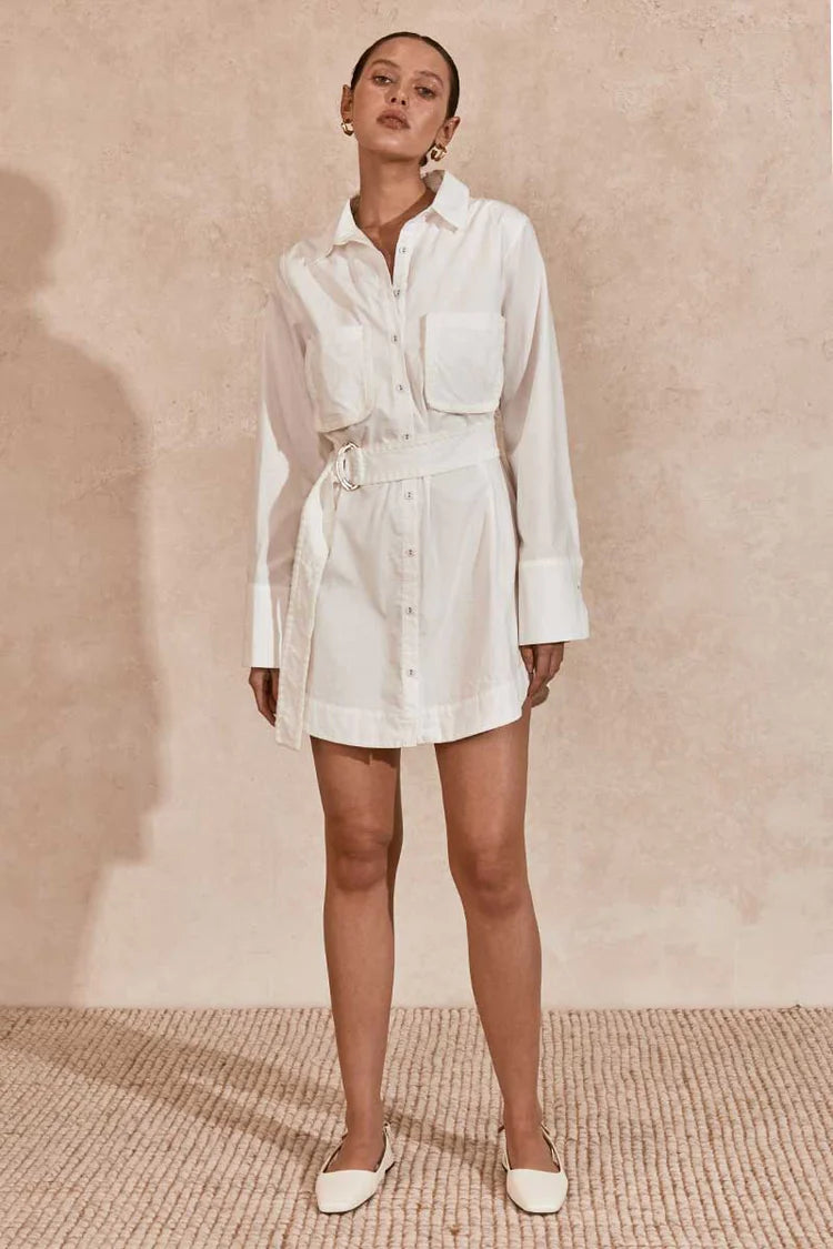 Lisle Mini Shirt Dress