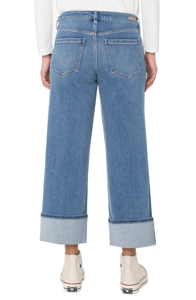 Morgan Cuffed Wide Leg