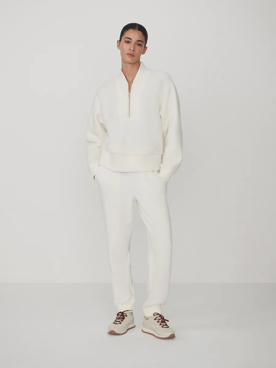 Mumford Half Zip Fleece - Egret