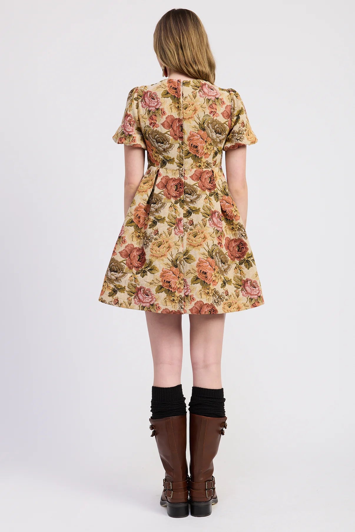 Nathalia Babydoll Mini Dress