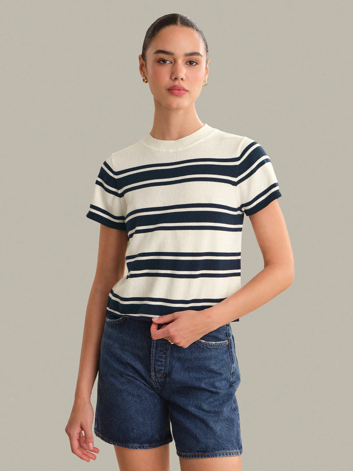 Nerida Striped Sweater Tee