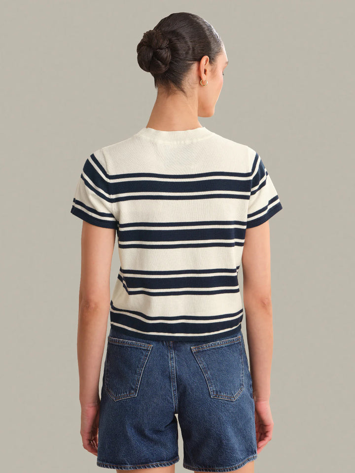 Nerida Striped Sweater Tee