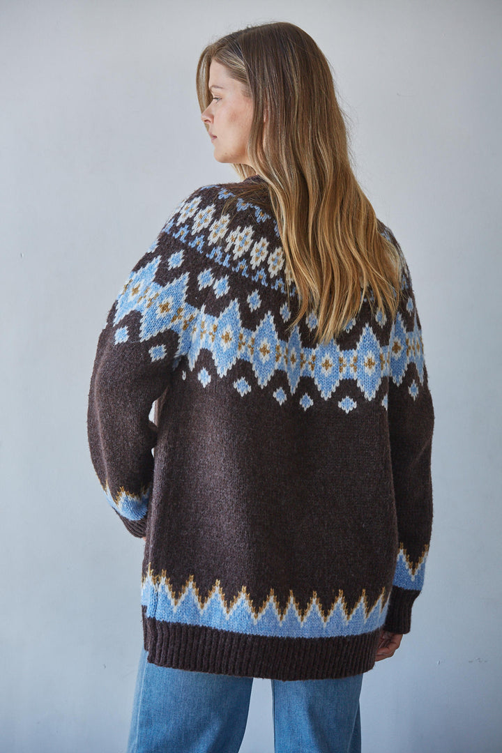 Noemi Open Front Cardigan