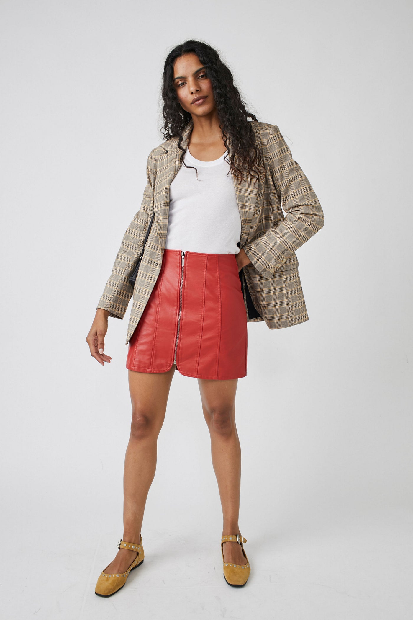 Layla Vegan Mini Skirt