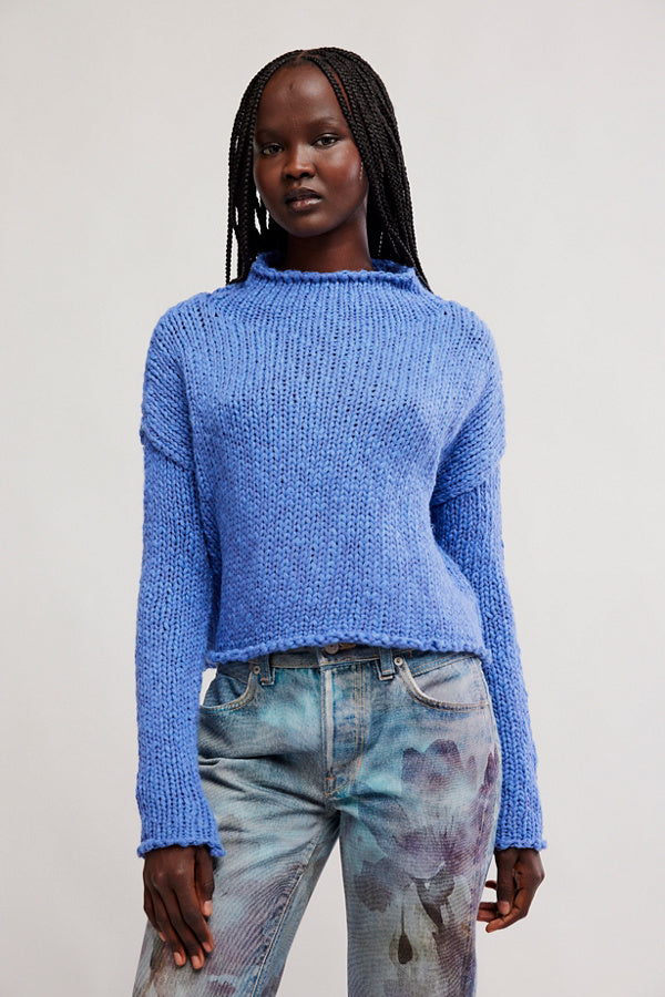 Opal Sweater in Peri Blue
