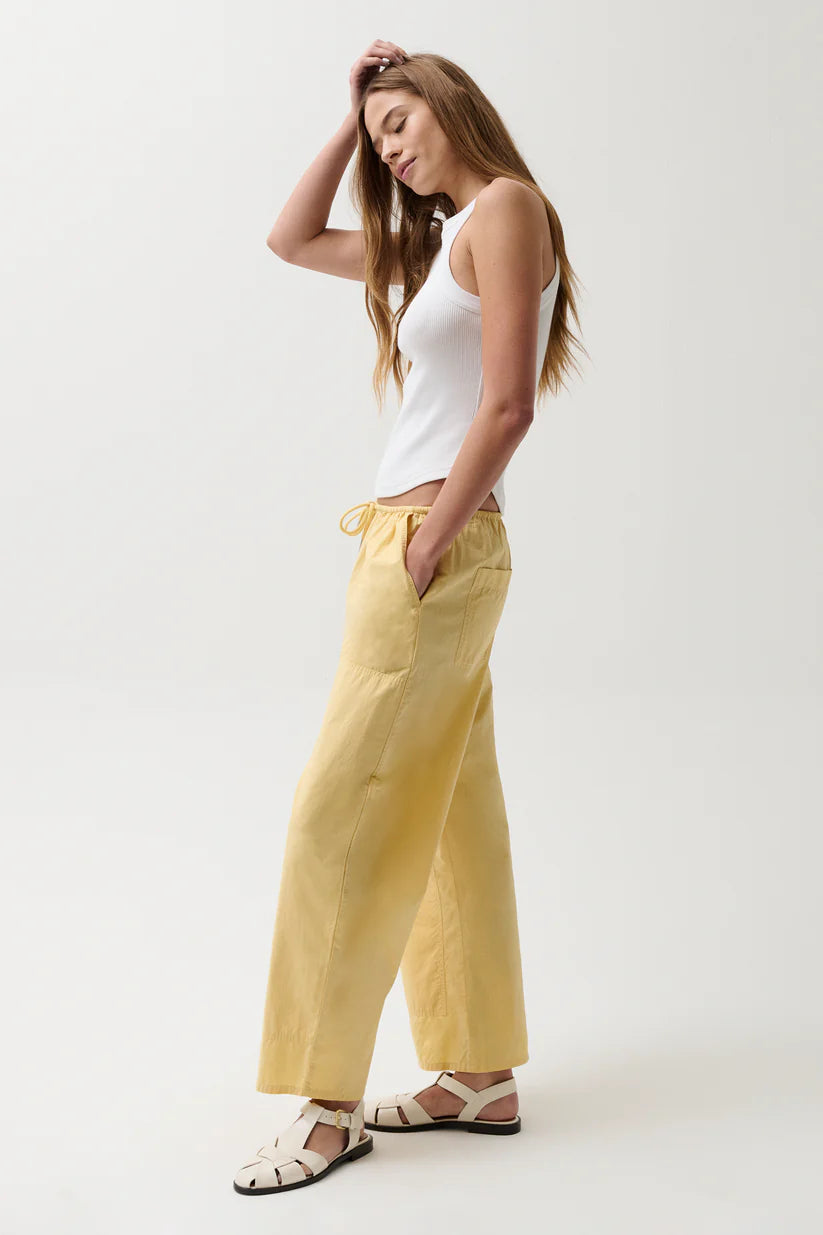 Theo Drawstring Poplin Pant