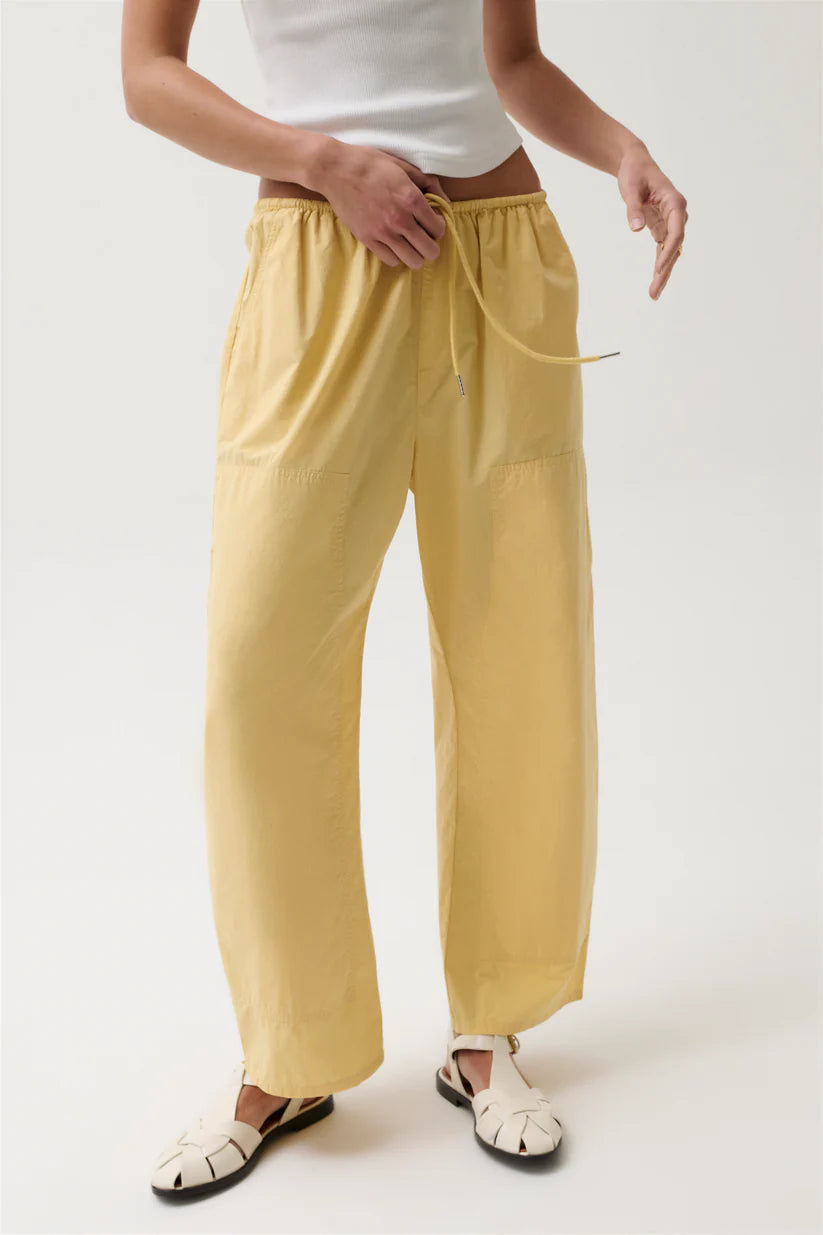 Theo Drawstring Poplin Pant