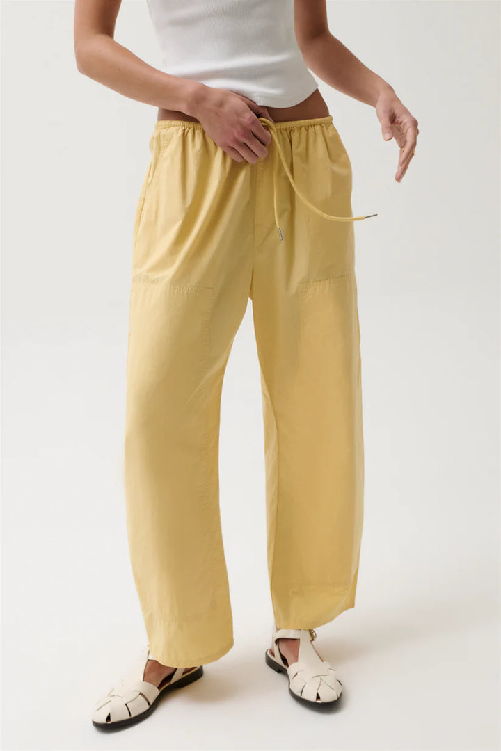 Theo Drawstring Poplin Pant