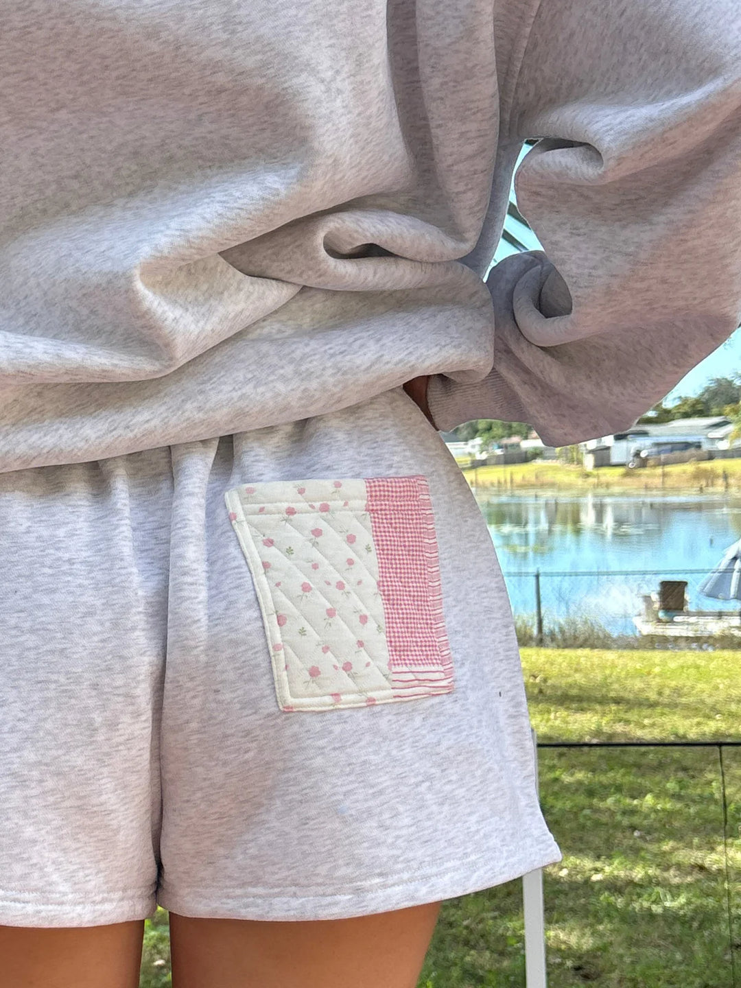 Margo Patchwork Quilted Shorts