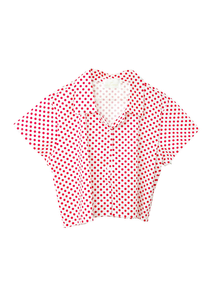 Polka Dot Boxy Top