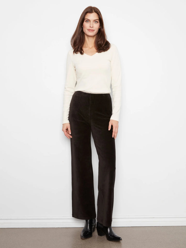 Pull-On Wide Leg Corduroy Pant