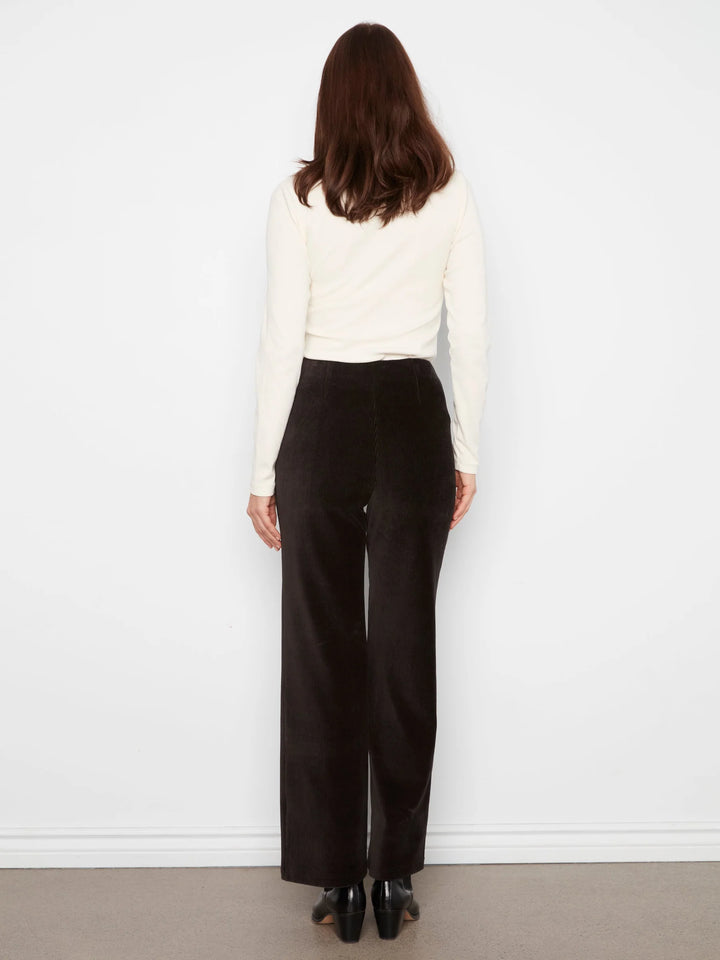 Pull-On Wide Leg Corduroy Pant