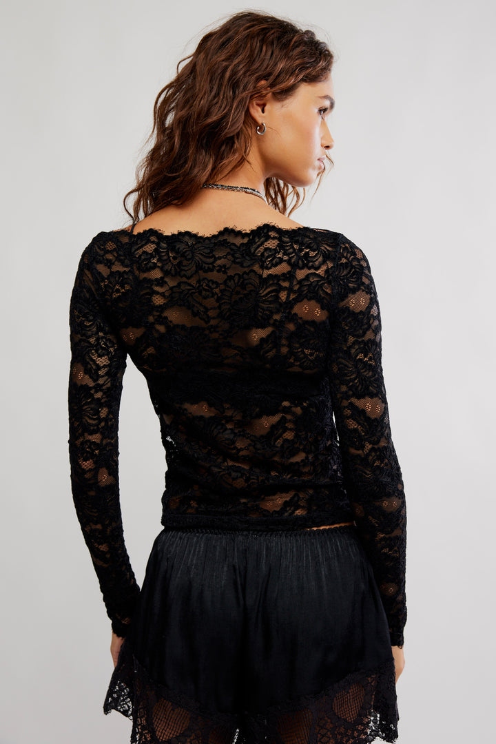 Raising Eyebrows Lace Top