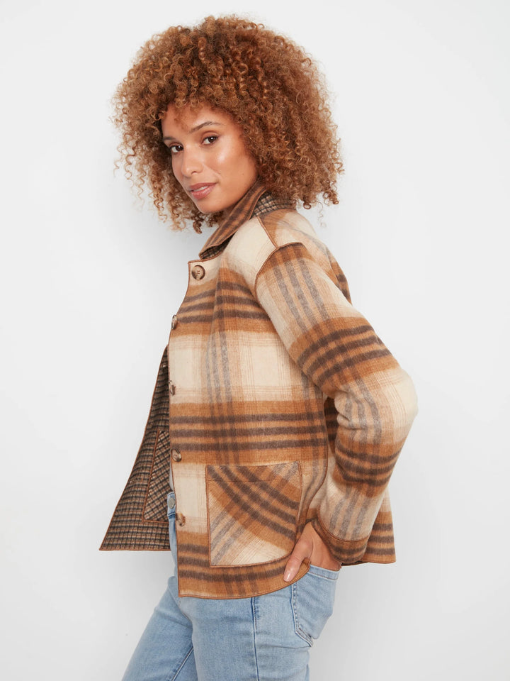 Reversible Plaid Jacket
