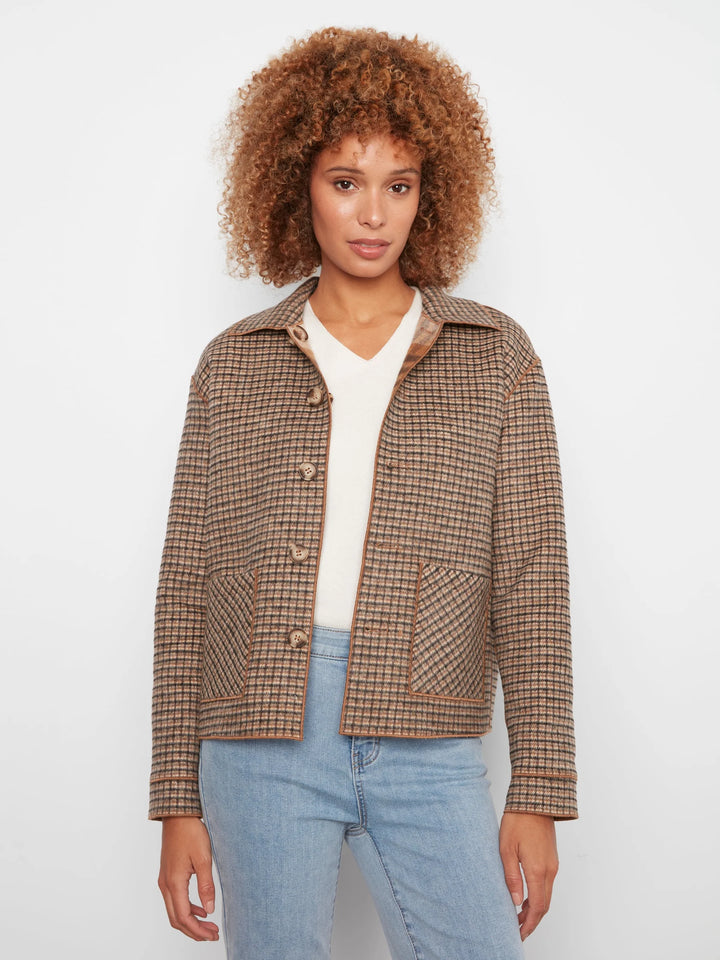 Reversible Plaid Jacket