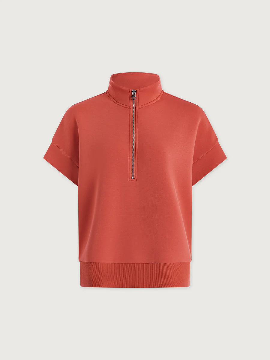 Ritchie Short Sleeve Sweat in Summer Fig