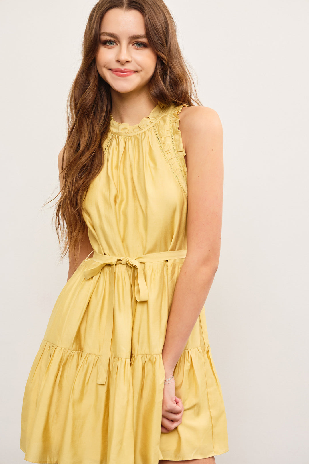 Ruffle Mini Dress