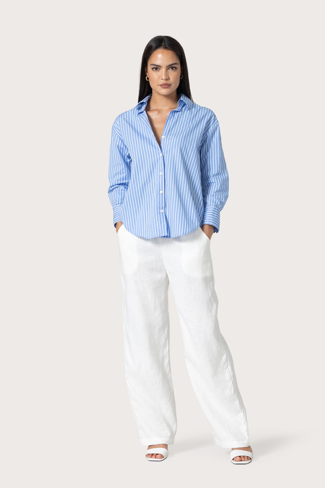 Pull On Linen Pant