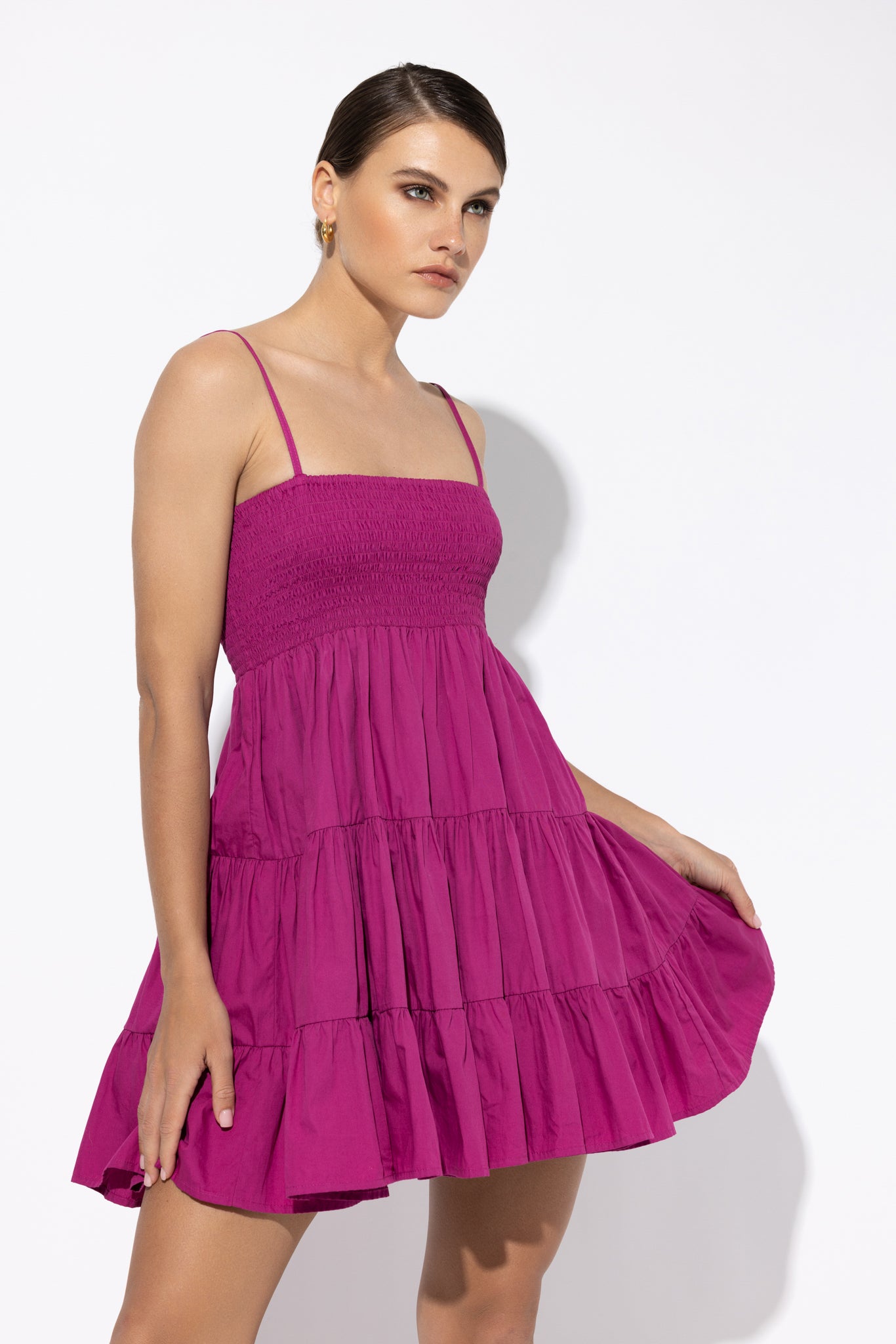 Evita Poplin Mini Dress