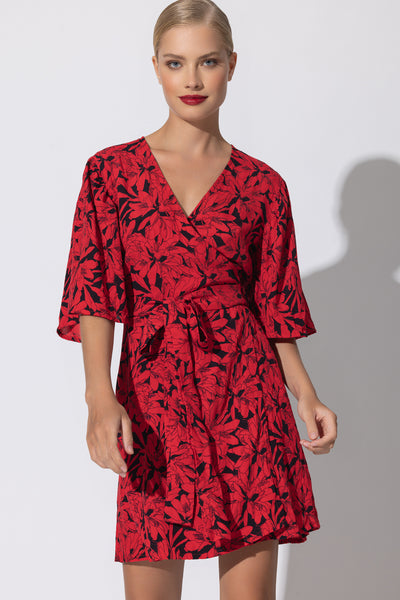 Mae Mini Wrap Dress