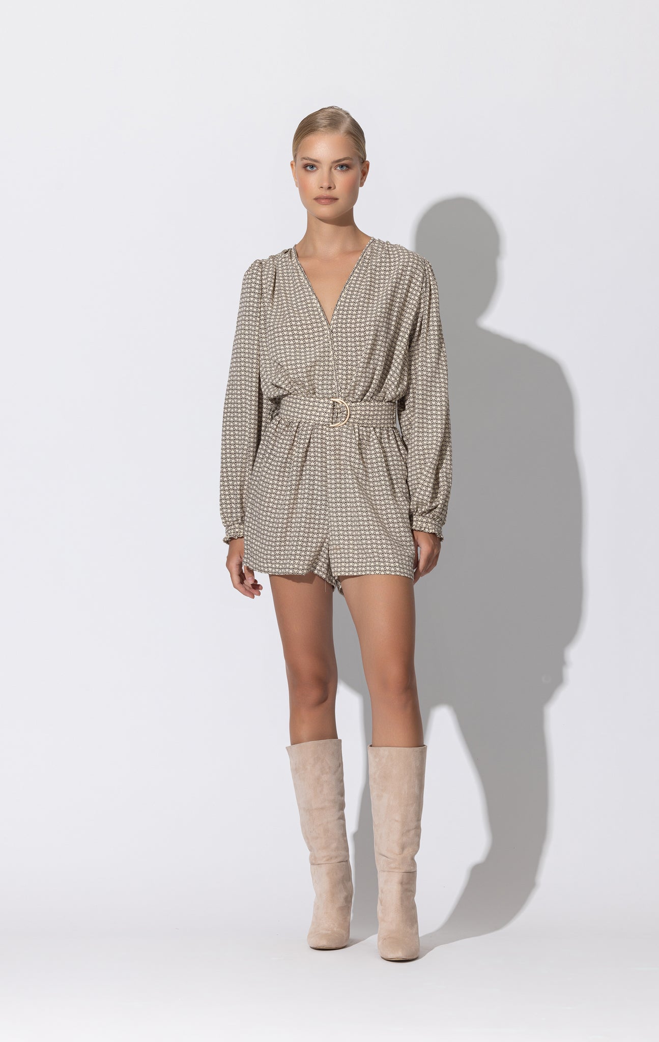 Robyn Belted Romper