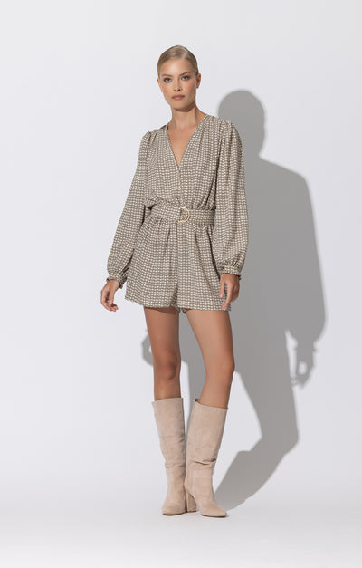Robyn Belted Romper