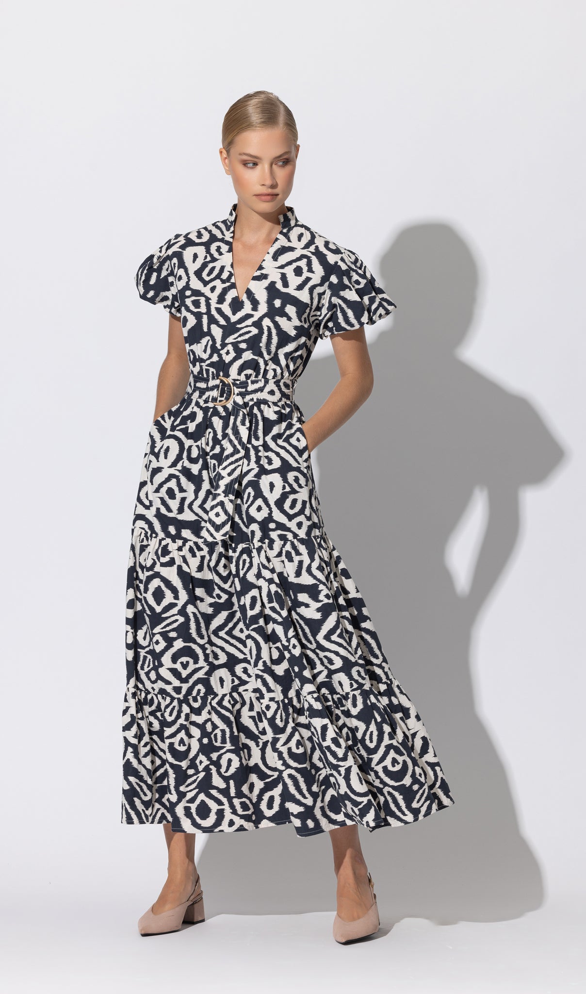 Karissa Belted Maxi Dress