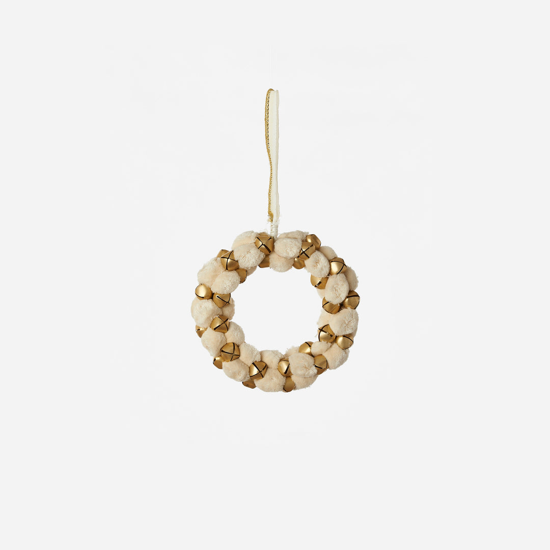 Cotton / Bell Wreath Ornament