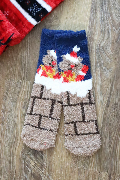 Fuzzy & Cozy Holiday Socks