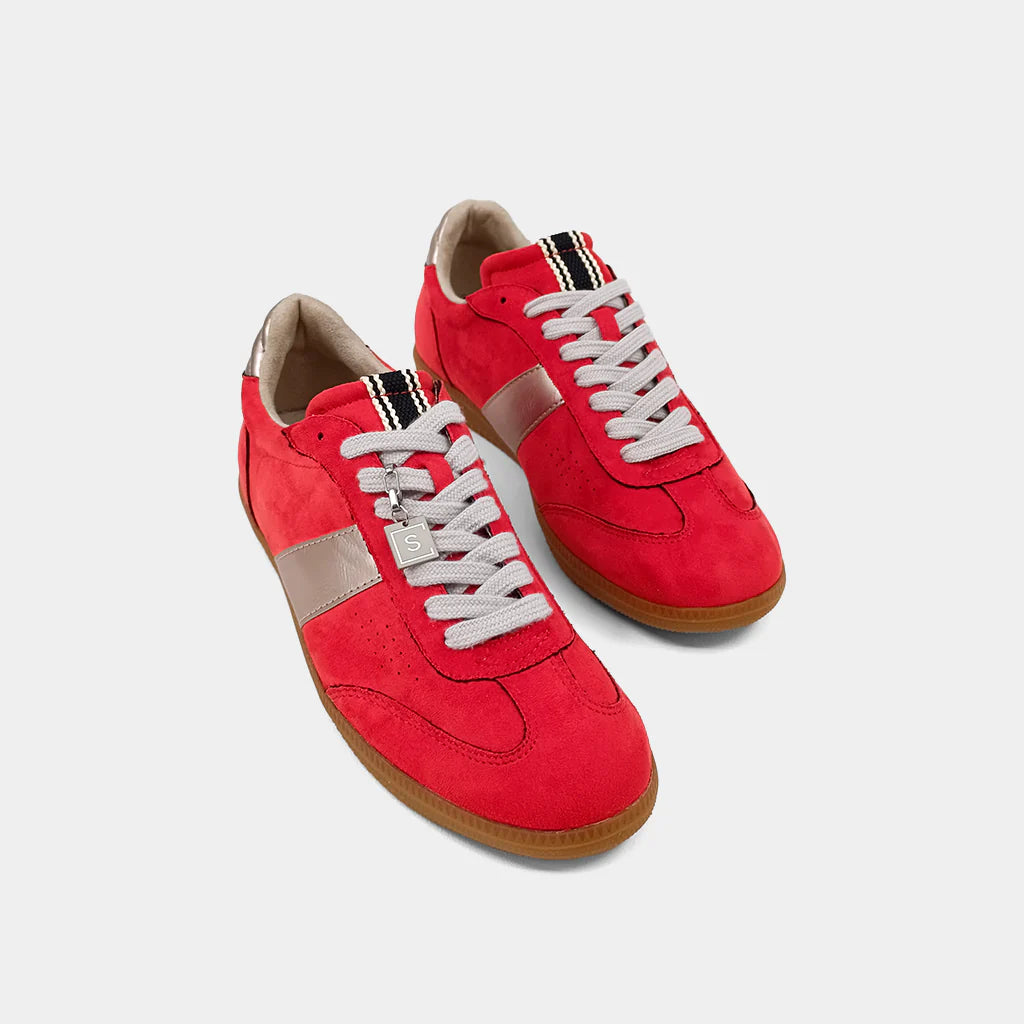 Red Suede Sneaker