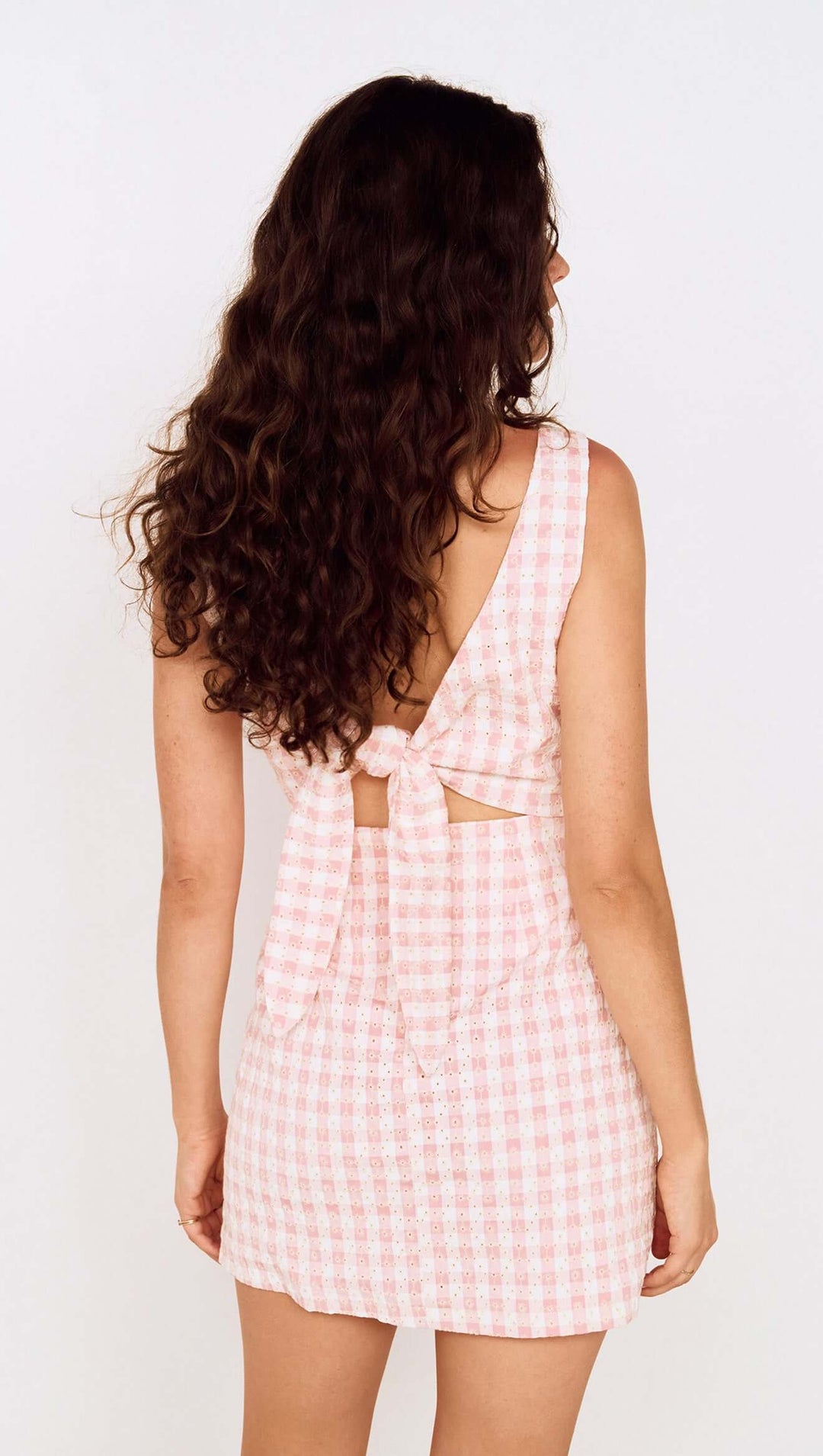 Sabina Tie Back Mini Dress