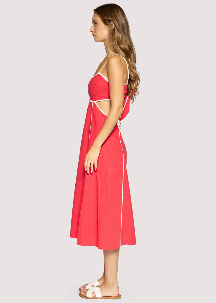 Saffron Muse Midi Dress