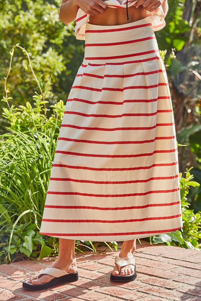 Sailor Flare Skirt Woven