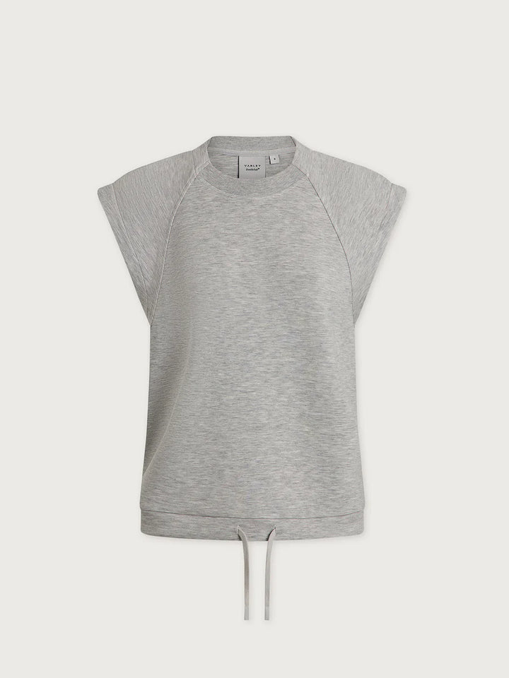 Salome Raglan Tee in Light Grey Marl