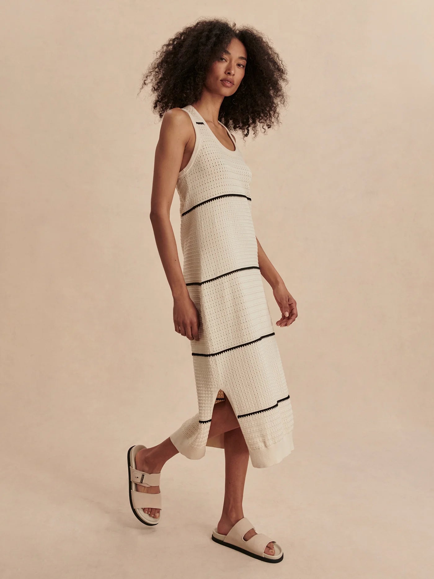 The Scott Scoop Neck Midi Dress
