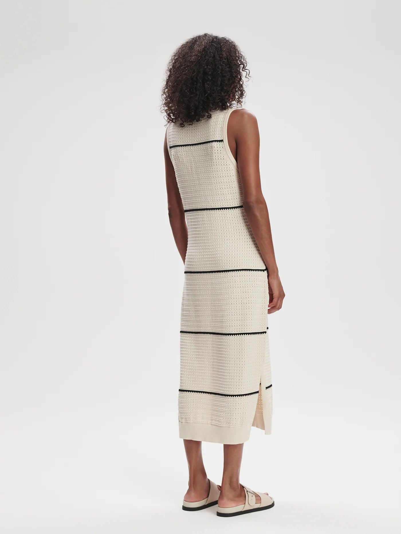 The Scott Scoop Neck Midi Dress