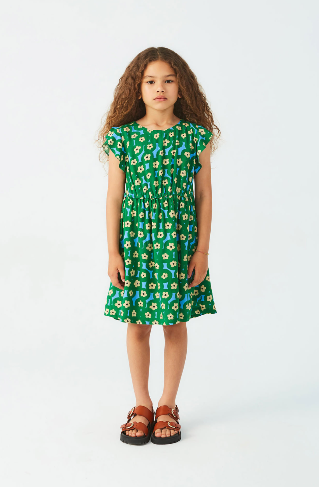 Flower Print Girl’s Dress