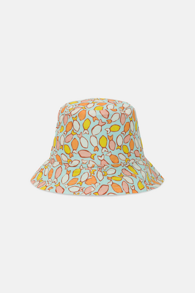 Fish Print Bucket Hat