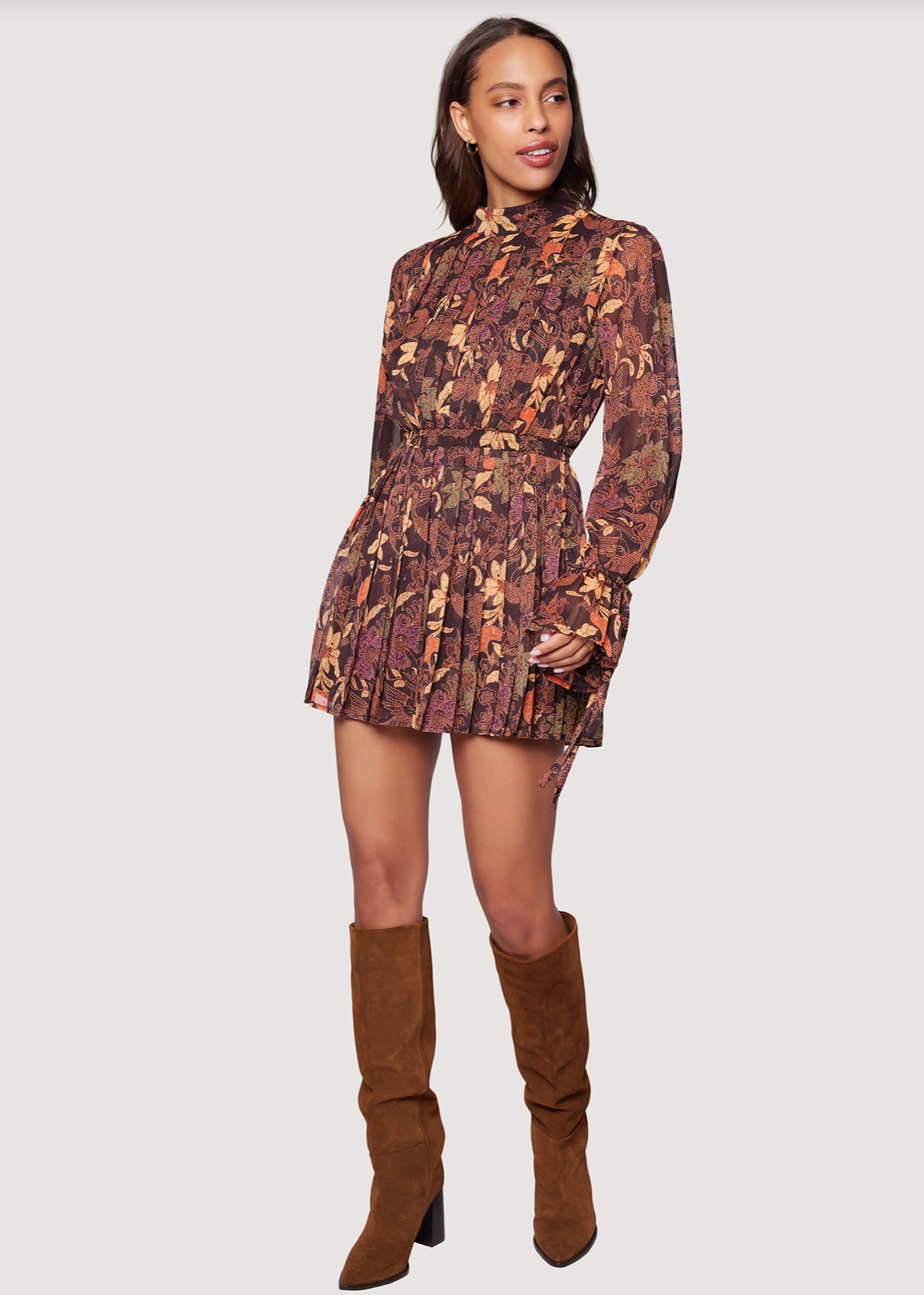 Wild Bergamot Mini Dress