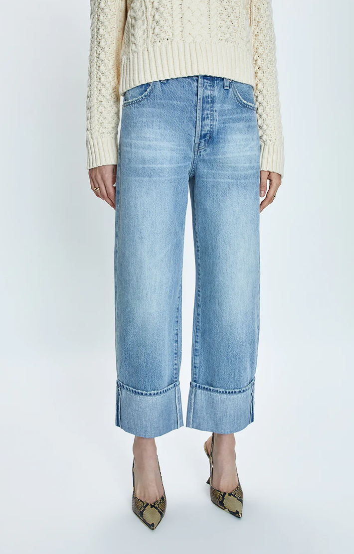 Ryder High Rise Cuffed Straight