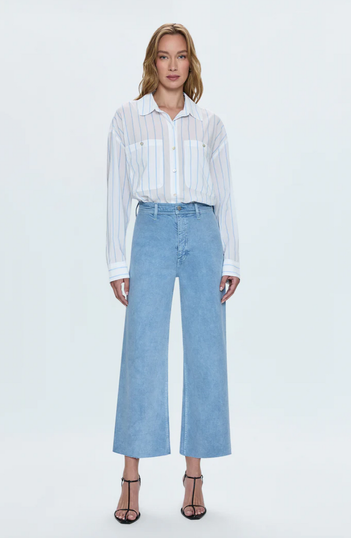 Penny Crop High Rise Wide Leg