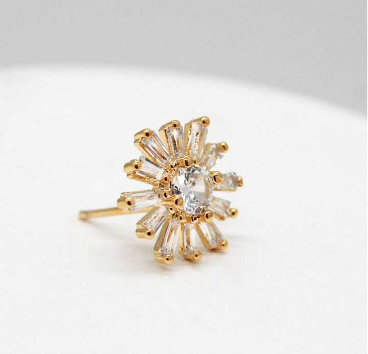 Sparkle Floral Earring