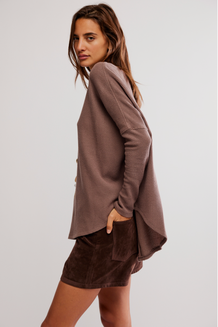 Latte Blues Thermal Solid