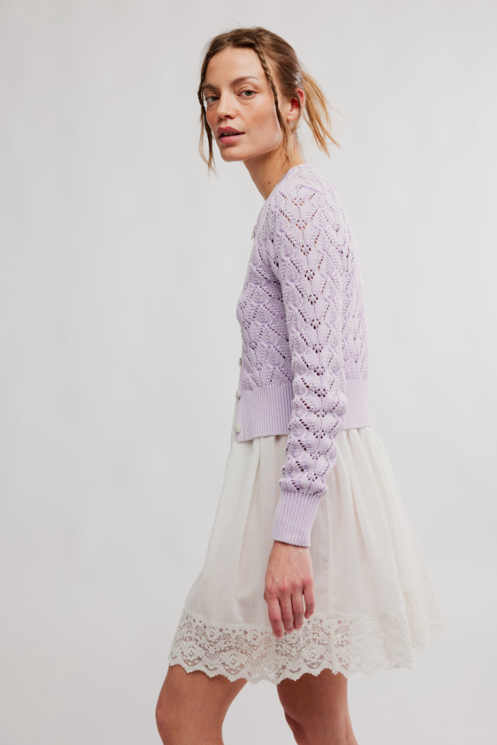 Pretty in Pointelle Cardi